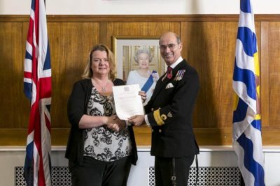 Brigitte Houghton becomes a British citizen November 2013