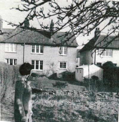 Margaret at the back of the Duncombe Road House