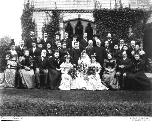 Portrait of an Unknown Wedding Group