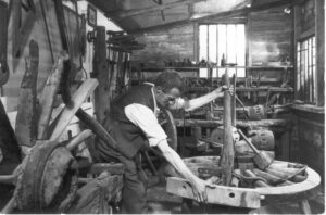 A Wheelwright at Work