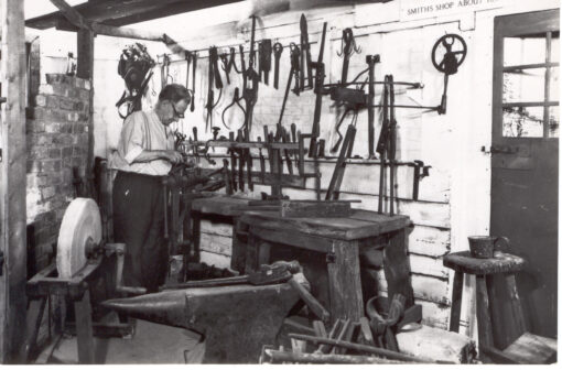A Blacksmith at Work